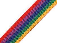 Gurtband 40mm Regenbogen