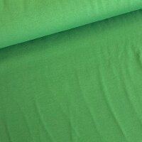 Baumwolljersey uni grasgrün