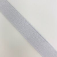 Einziehgummi 18mm weiß