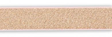 Glitzergummi 50mm rosé/gold