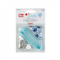 Prym Love Jersey Druckknöpfe Ø 8mm blau