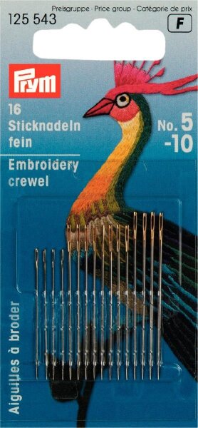 Prym Sticknadeln fein No. 5-10