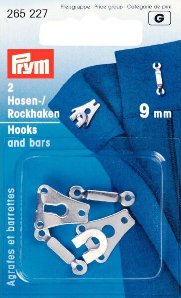 Prym Hosen-/Rockhaken 9mm