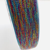Glitzergummi 40mm multicolor
