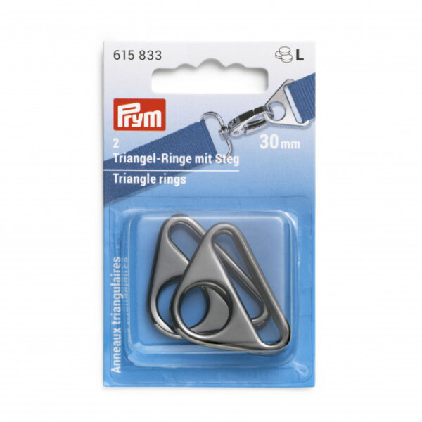 Prym Triangel-Ringe mit Steg 30mm