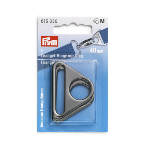 Prym Triangel-Ringe mit Steg 40mm