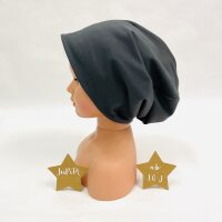 Beanie Leopard grau/ Glitzer