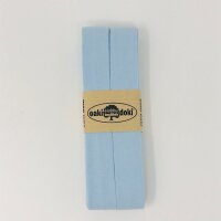 Jersey-Schrägband 40/20mm babyblau