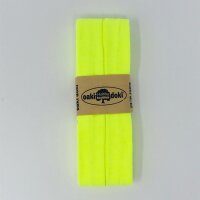 Jersey-Schrägband 40/20mm neon gelb
