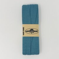 Jersey-Schrägband 40/20mm graublau