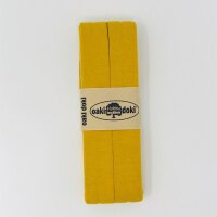 Jersey-Schrägband 40/20mm senfgelb