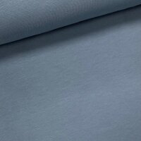 French Terry uni rauchblau