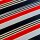 Maritime Streifen Viskose Webstoff