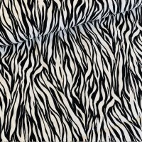 Zebramuster Viskose schwarz/weiß