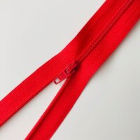 Reißverschluss unteilbar 35cm rot
