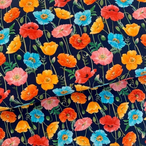 Poppy Jersey dunkelblau