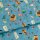 Wanderlust Baumwolle blau