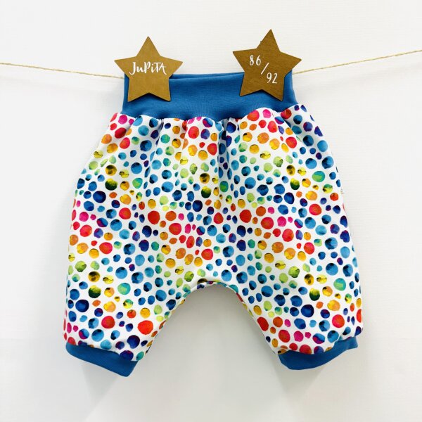 Pumphose kurz Happy dots bunt