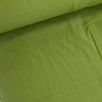 Baumwolljersey uni helles oliv