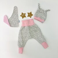 Baby-Set Sternchen grau/ rosa