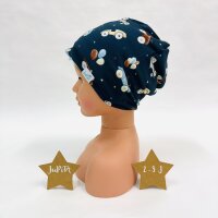Haube Bobbycars blau