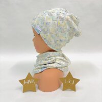 Beanie & Loop graphische Blätter