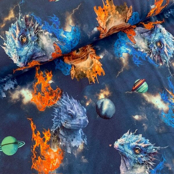 Feuerdrachen Jersey blau