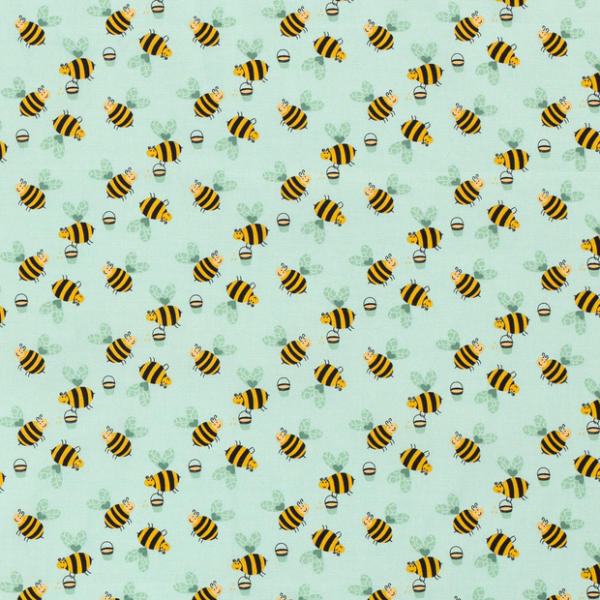 Bienen Baumwolle mint