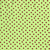 Marienkäfer Baumwolle hellgrün