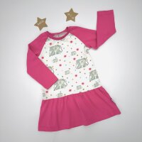 Kleid Langarm Katzen