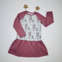 Kleid Langarm Girlie mit Hund