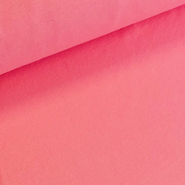 Baumwolljersey uni peach