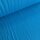 Feinstrickbündchen uni ozeanblau