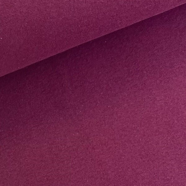 Feinstrickbündchen uni bordeaux
