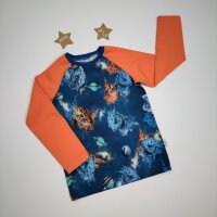 T-Shirt Langarm Feuerdrachen