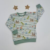 Sweater Tiere mit Fahrzeugen