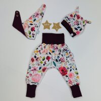 Baby-Set Aquarellblumen