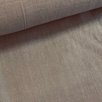 Leinen Viskose uni beige