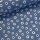 Vintage Blümchen Baumwolle blau