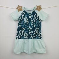 Kleid Kurzarm Eukalyptus petrol