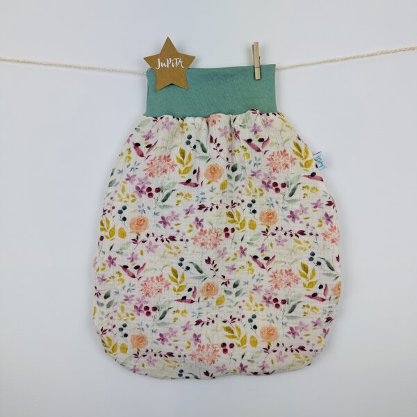 Sommer-Strampelsack Blumen