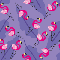 Flamingo Jersey lila