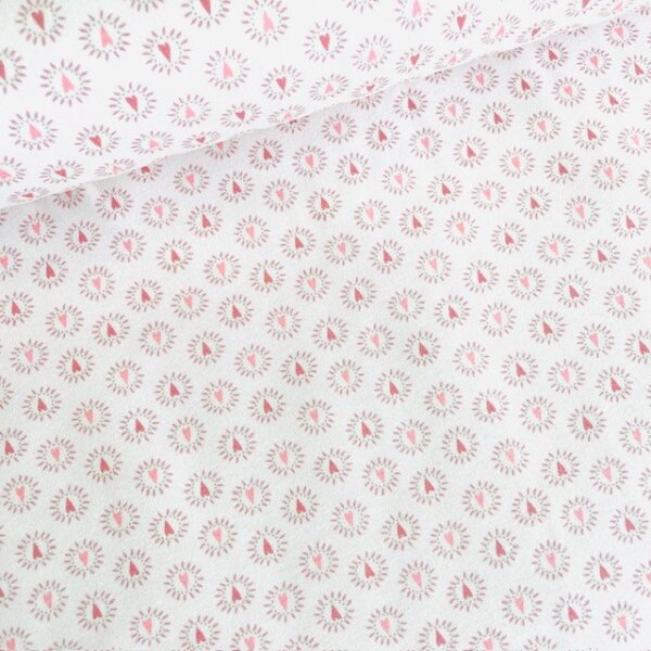 Herzchen Jersey creme