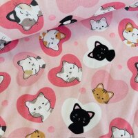 Katzen Jersey rosa