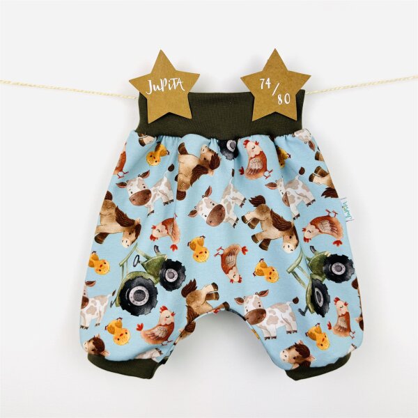 Pumphose kurz Bauernhoftiere