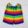 Sommer-Shorts Regenbogenstreifen