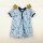 Tunika Blumen jeansblau