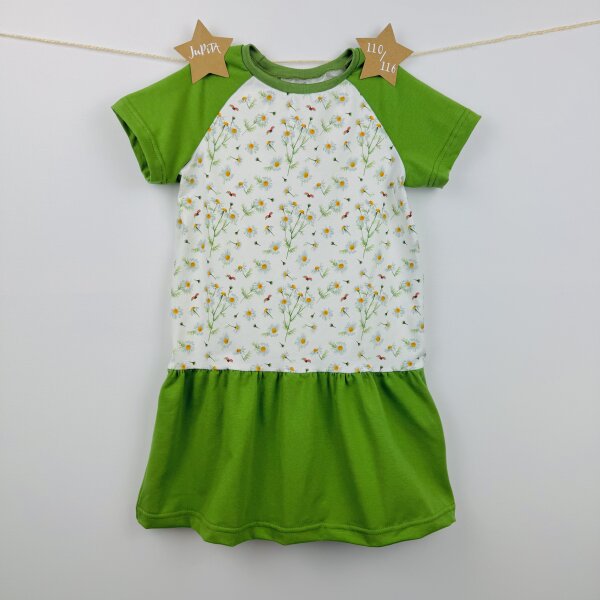 Kleid Kurzarm Margeriten
