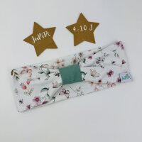 Stirnband Blumen und Schmetterlinge