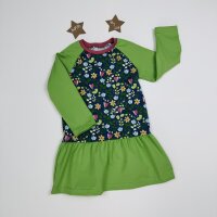 Kleid Langarm Blümchen